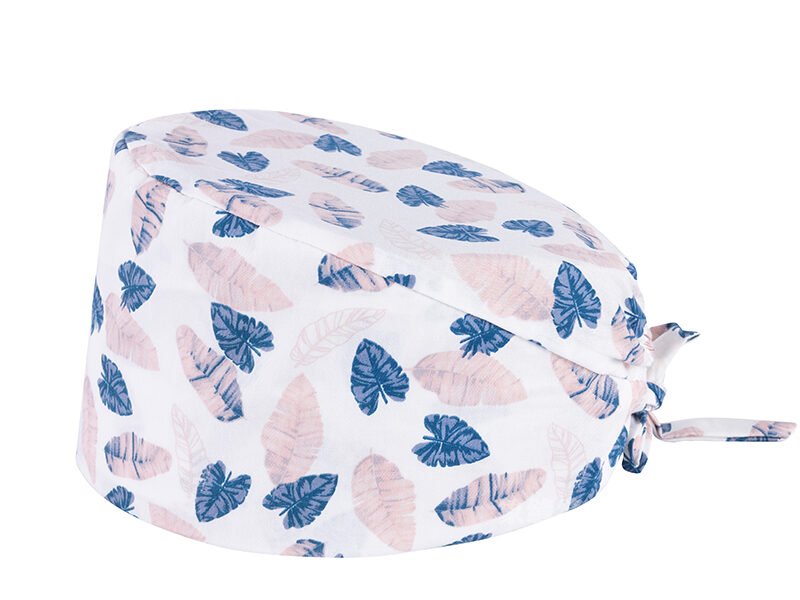 Medilux Blue Feathers scrub cap