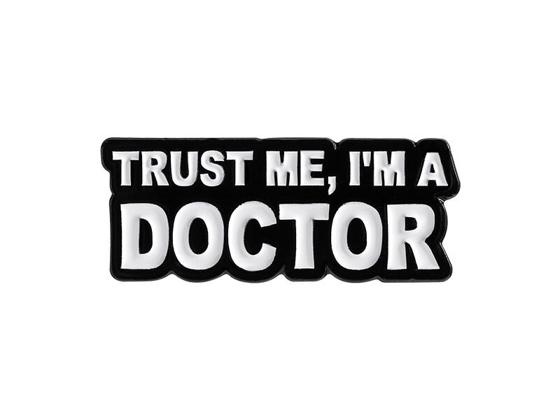 Trust Me enamel pin