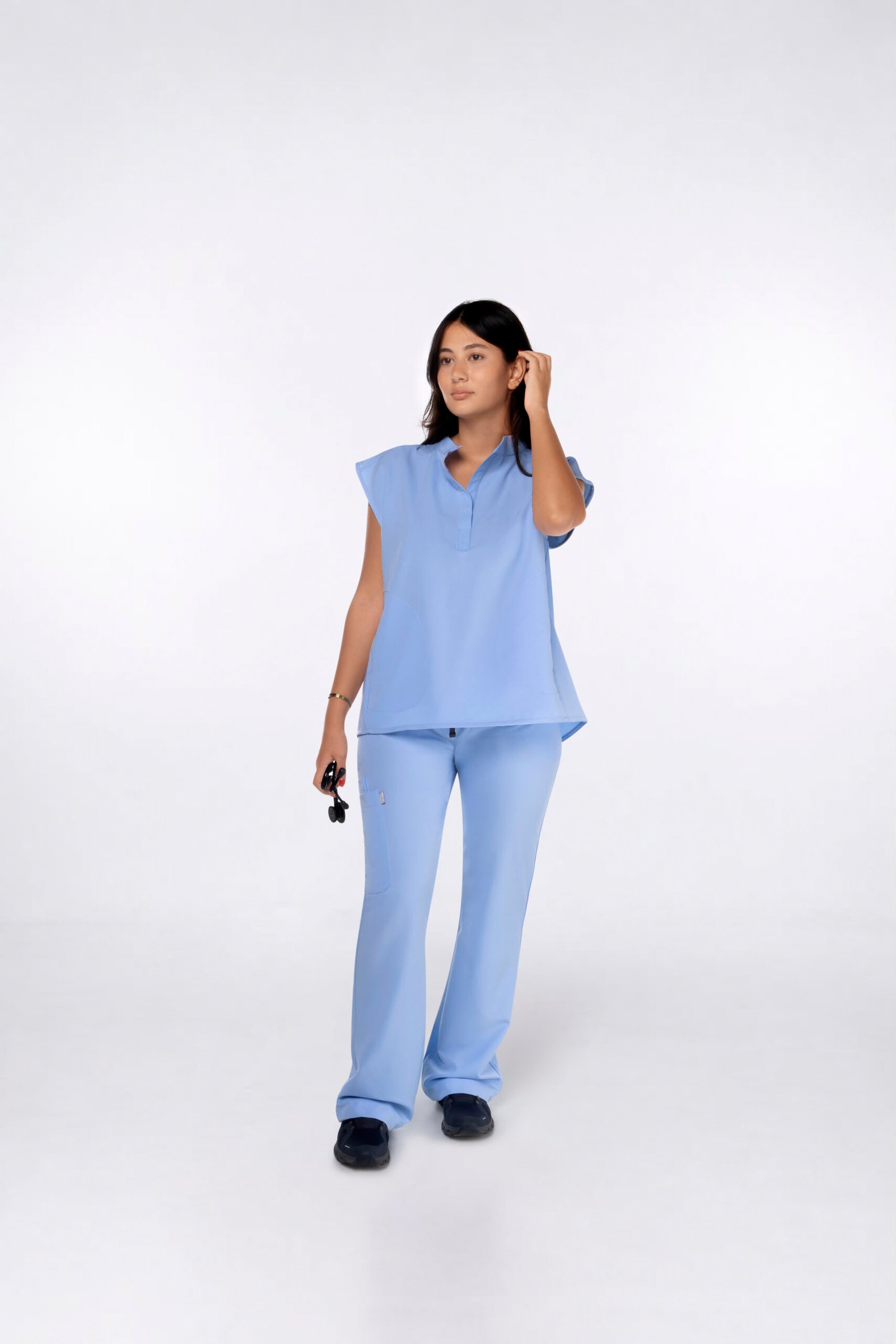 Oversized Scrub women's scrub top – view 2
